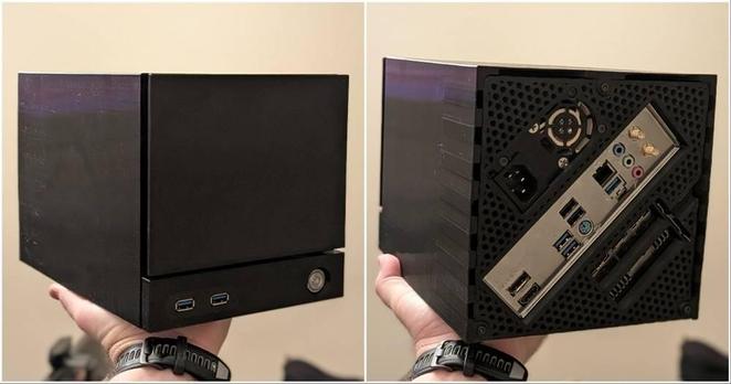 Header image for an article titled: Engineer Builds DIY Steam Machine Using 3D-Printed Case