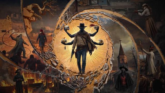 Header image for an article titled: Guns of Eschaton Reveal Uncovers Souls-Like Apocalyptic FPS Set in the ‘Dying West’